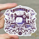 Quilter Tattoo Machine Sticker