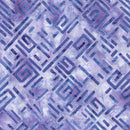 Island Batik Spirangles Periwinkle Batik Fabric