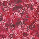 Island Batik Roving Red Redwood Batik Fabric