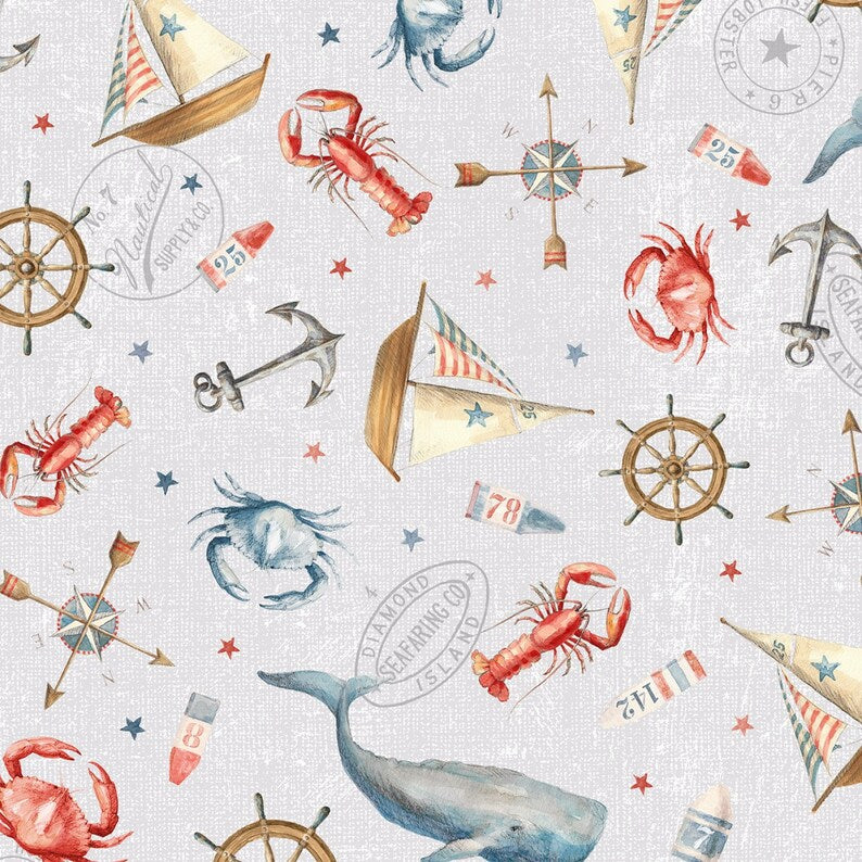 Wilmington Prints At the Helm Fabric ONLINE ONLY