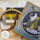 Corinne Lapierre Christmas With The Mouse Family Hoop Kit