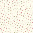 PREORDER Clothworks Charlotte Ditsy Floral Cream Fabric