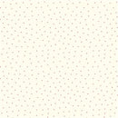 PREORDER Clothworks Charlotte Pin Dot Light Cream Fabric