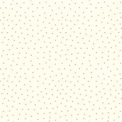 PREORDER Clothworks Charlotte Pin Dot Light Cream Fabric