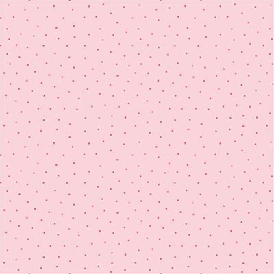 PREORDER Clothworks Charlotte Pin Dot Light Pink Fabric