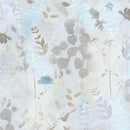 Clothworks Naturescape Large Botanical Pale Blue Fabric
