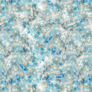 Clothworks Naturescape Marbling Light Sky Fabric
