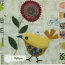 Wendy Williams Little Bird Yellow Pre-Cut Wool Applique Kit