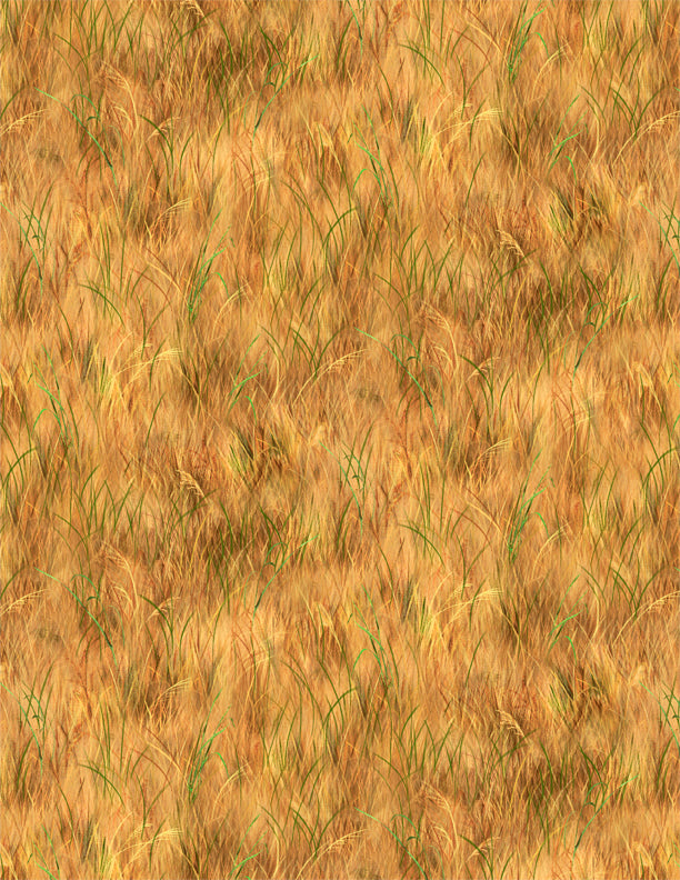 Wilmington Prints Forest Light Grass Yellow Fabric