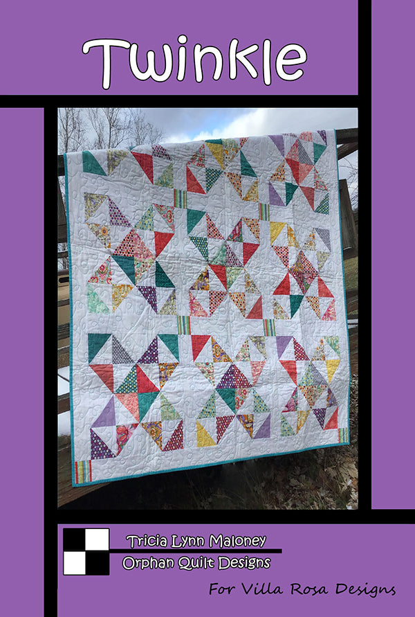 Villa Rosa Twinkle Quilt Pattern