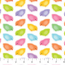 Northcott Spring Chickens Feeding Frenzy Multi Fabric