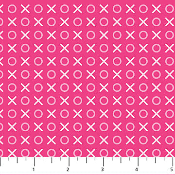 Northcott Love Is In The Air XOXO Pink Fabric