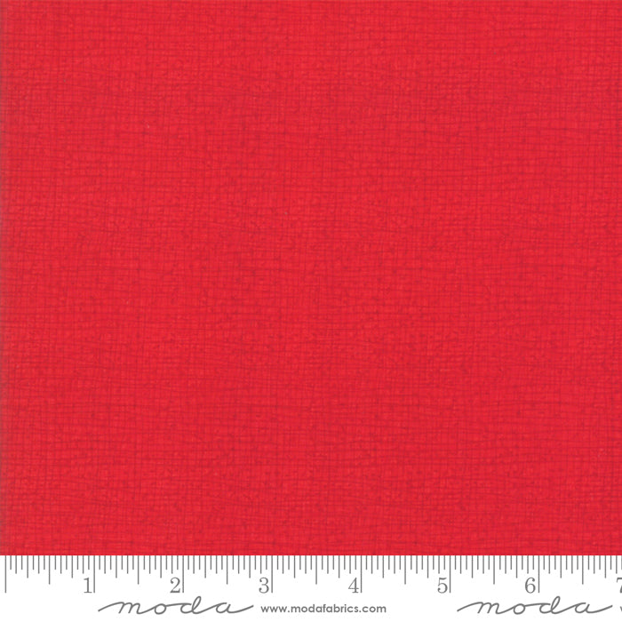 Moda Thatched Crimson Wide Back Fabric
