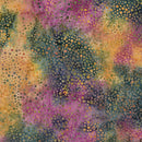 Island Batik Peacock Plumes Mini Dot Beaujolais Batik Fabric