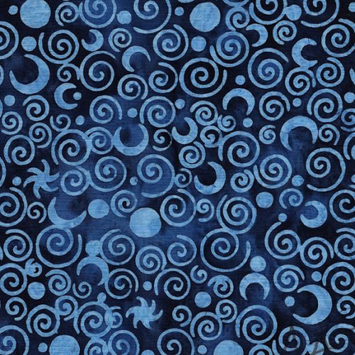 Island Batik Moons Universe Batik Fabric