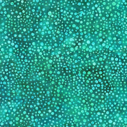 Island Batik Lace & Grace Dots Light Lagoon Batik Fabric
