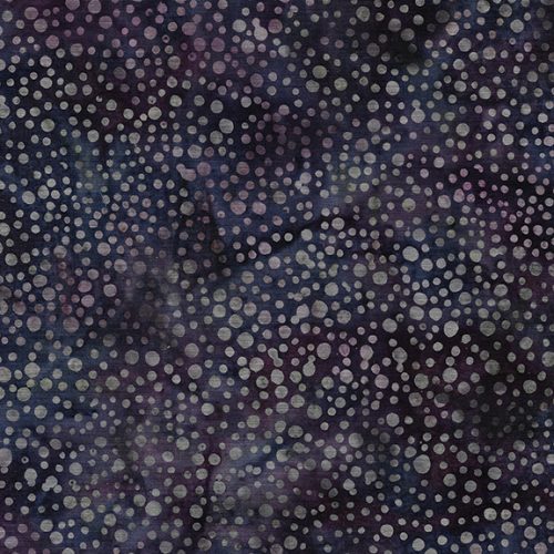 Island Batik Princess Rose Dot Purple Regal Batik Fabric