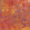 Island Batik Juicy Mosaics Water Wave Multi Pink Purple Orange Batik Fabric