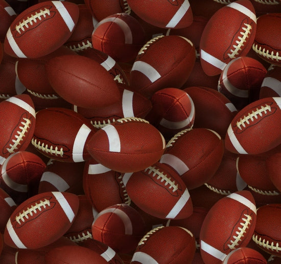 Elizabeth's Studio Sports Collection Footballs Packed 130-BROWN
