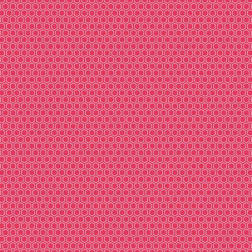 Benartex Color Up Hexy Dark Pink Fabric