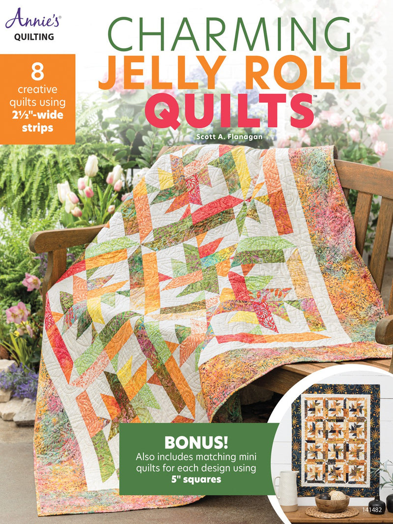 Annie's Quilting Charming Jelly Roll Quilt Pattern Book