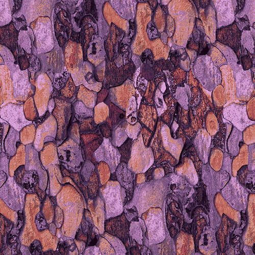 Blank Quilting Natural Beauties Tree Bark Purple Digital Print Fabric