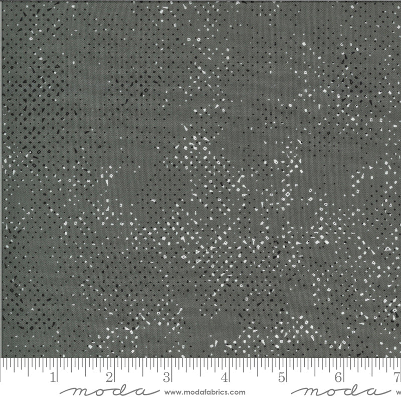 Moda Spotted 1660 135 Quotation Graphite Fabric