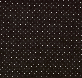 Moda Essentially Yours Dots Jet Black/White Fabric