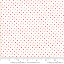 Moda Essentially Yours Dots White Red Fabric