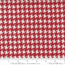 Moda Yuletide Gatherings Hounds Tooth Santa's Coat Flannel Fabric
