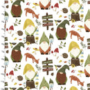 3 Wishes Fabrics You Light My Way Gnomeville Dr White Fabric
