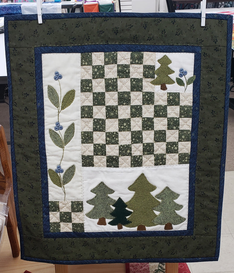 Red Button Quilt Co Blueberries And Pines Pattern