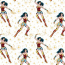 Camelot Fabrics Wonder Woman 1984 Poses Color White 23400822-1