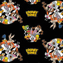 Camelot Fabrics Looney Tunes That's All Folks Black 23600101-2