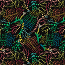 Blank Quilting Ocean Menagerie Sea Coral Black Fabric ONLINE PURCHASE ONLY