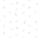 Blank Quilting Morning Mist VII Hearts White On White Fabric