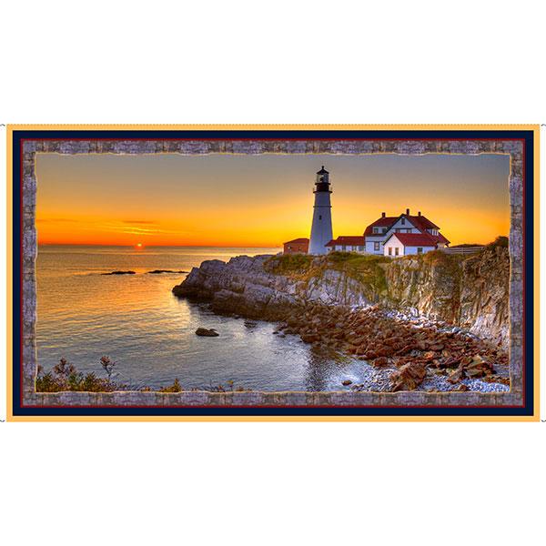 Quilting Treasures Lighthouse Panel 1649-26432-X