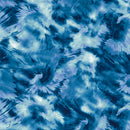 QT Fabrics 2X Brush Poly Knit Denim Tie Dye Fabric