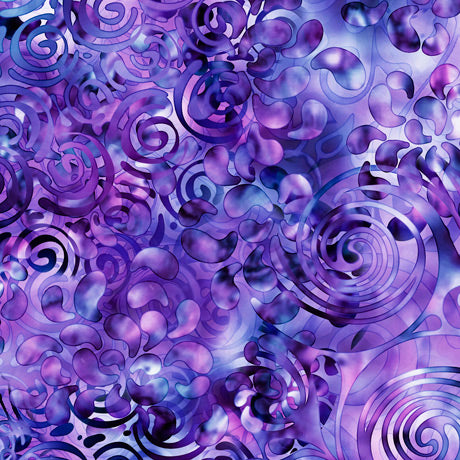 Effervescence Ombre' Purple 108" Wide Back Fabric