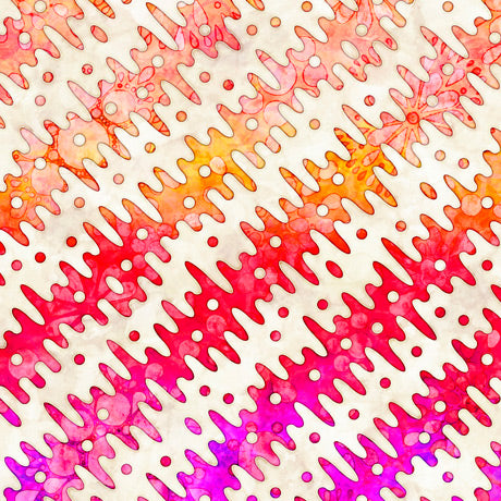 Quilting Treasures Brilliance Gradient Diagonal Stripe Cream 28323 E