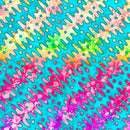 Quilting Treasures Brilliance Gradient Diagonal Stripe Teal 28323 Q