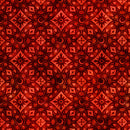 Quilting Treasures Dragon Quest Medallion Red Fabric