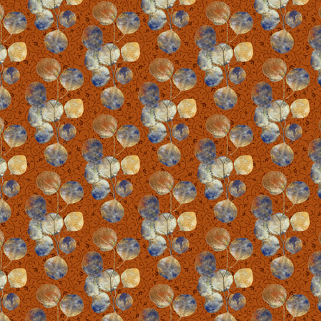 Quilting Treasures A Flutter Of Leaves Set Leaves Rust Fabric