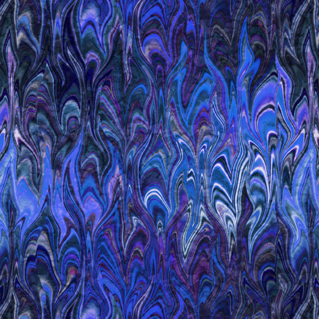 Quilting Treasures Elementals Marble Purple Fabric