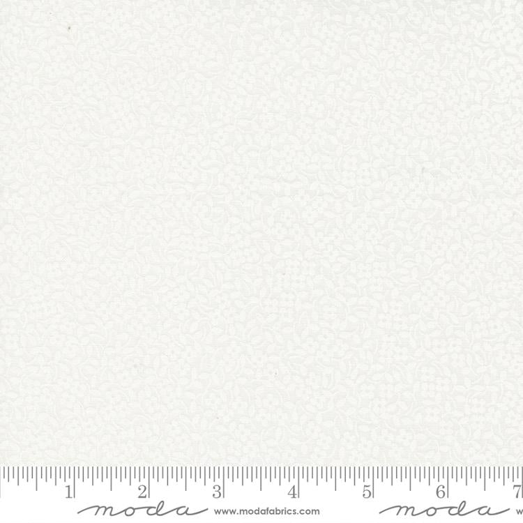 Moda Coriander Seeds Ditsy Small Floral White Fabric