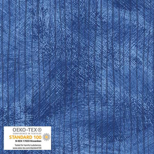 Stof Medley 300 Texture Stripe Blue Fabric