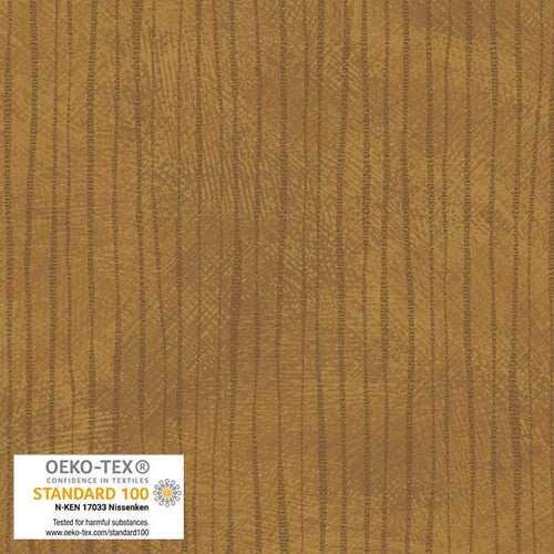 Stof Medley 306 Texture Stripe Caramel Fabric