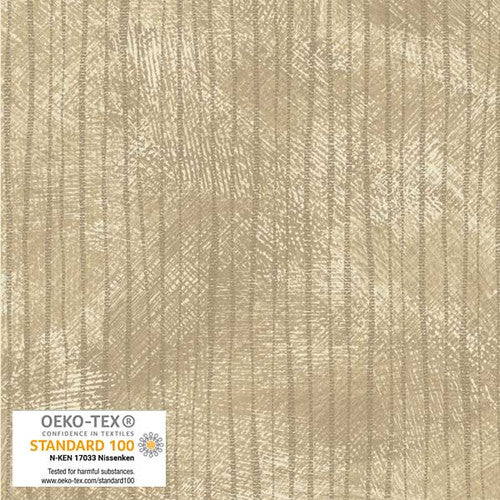 Stof Medley 307 Texture Stripe Dark Sand Fabric