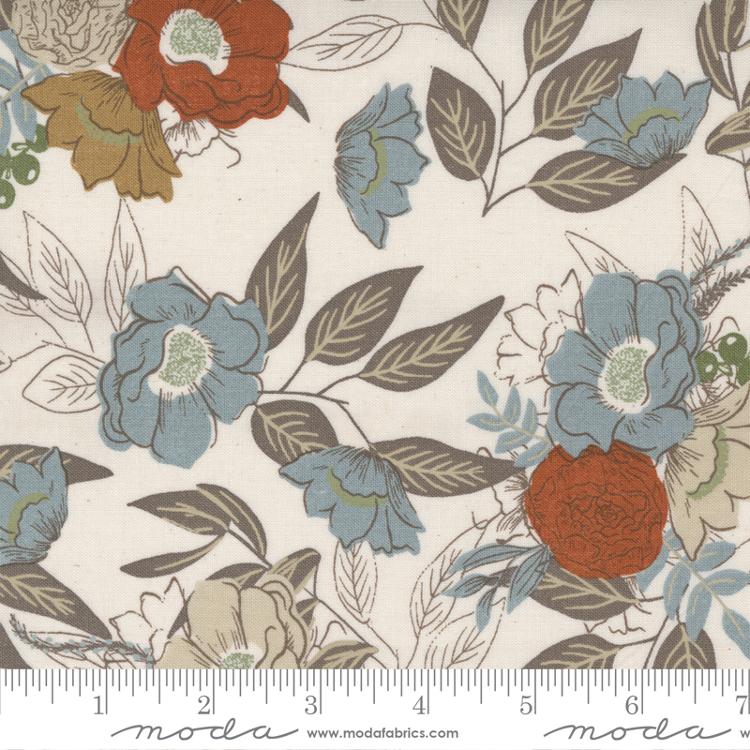 Moda Slow Stroll Gratitude Bouquet Natural Fabric