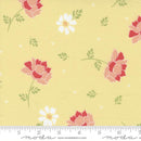 Moda Emma Flourish Large Floral Sunny Yellow Fabric
